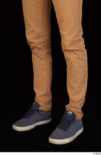 Falcon White blue sneakers brown trousers calf casual dressed 0002.jpg